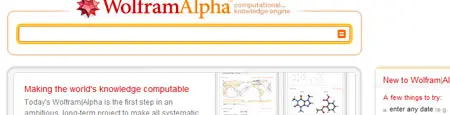 Wolfram Alpha søgemaskine Wolfram Alpha søgemaskine