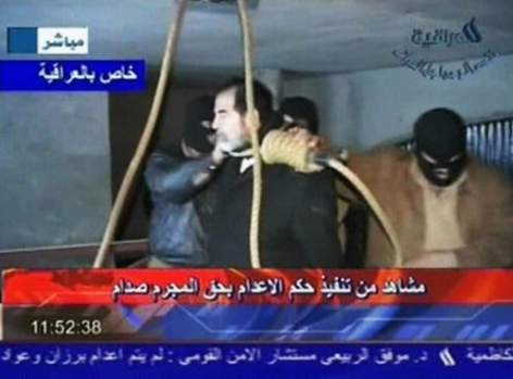 Saddam til galgen...