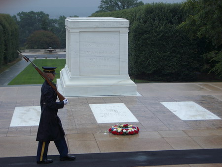 Vagtskifte på Arlington National Cemetary
